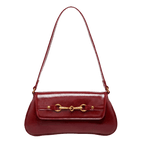 2025 New Underarm Bag Fashionable and Versatile Solid Color Artistic Stick Bag Elegant Retro Leopard Pattern Shoulder Bag - Sorina