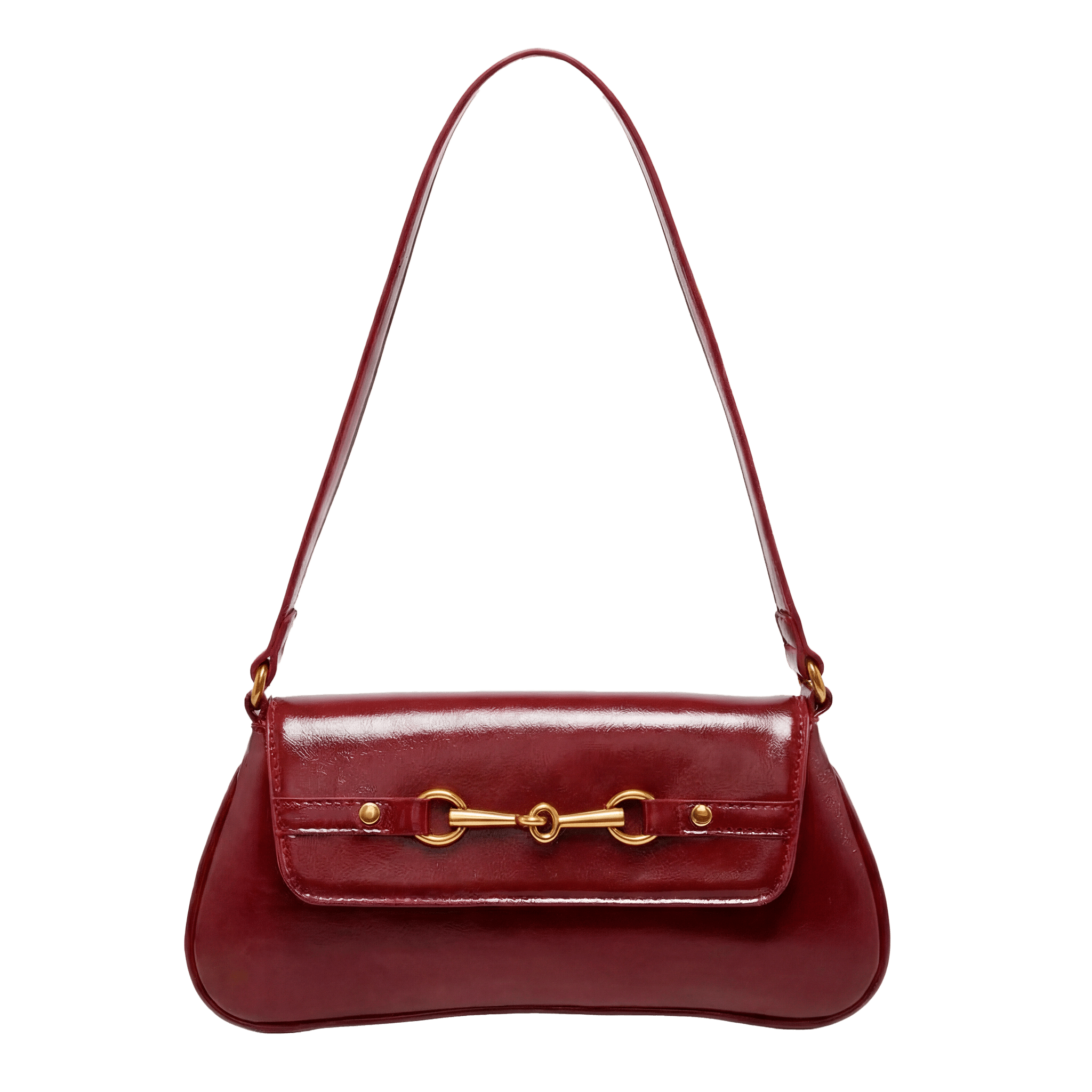 2025 New Underarm Bag Fashionable and Versatile Solid Color Artistic Stick Bag Elegant Retro Leopard Pattern Shoulder Bag - Sorina