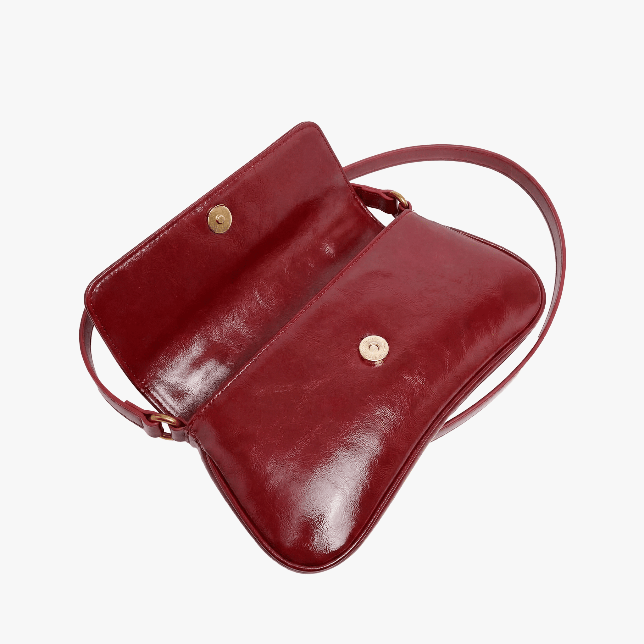 2025 New Underarm Bag Fashionable and Versatile Solid Color Artistic Stick Bag Elegant Retro Leopard Pattern Shoulder Bag - Sorina