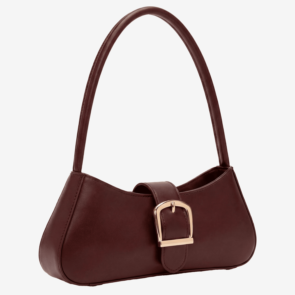 Fashion Shoulder Armpit Bags for Women Soft PU Leather Women'S Trend Handbags and Purse All Match Female Top - Handle Underarm Bag - Sorina