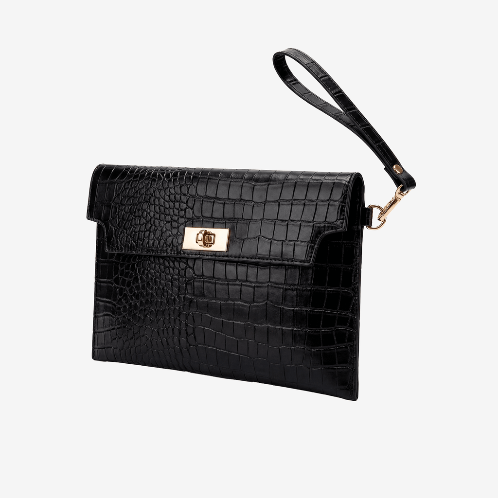 Fashion Women Stone Pattern Handbag and Purse PU Leather Wedding Party Evening Bag Lady Wristlet Clutch Bag Female Envelope Bag - Sorina