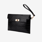 Fashion Women Stone Pattern Handbag and Purse PU Leather Wedding Party Evening Bag Lady Wristlet Clutch Bag Female Envelope Bag - Sorina