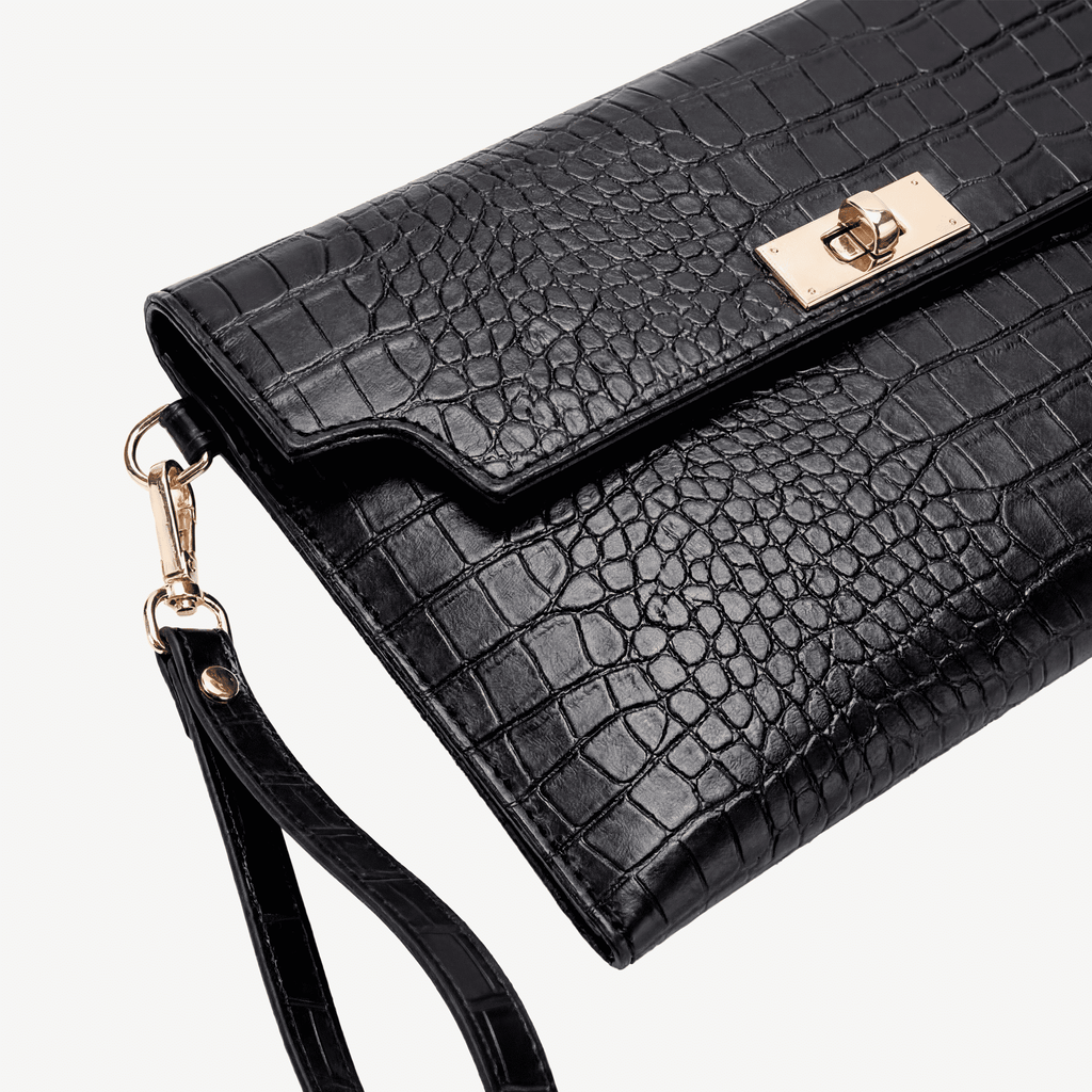 Fashion Women Stone Pattern Handbag and Purse PU Leather Wedding Party Evening Bag Lady Wristlet Clutch Bag Female Envelope Bag - Sorina