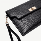 Fashion Women Stone Pattern Handbag and Purse PU Leather Wedding Party Evening Bag Lady Wristlet Clutch Bag Female Envelope Bag - Sorina