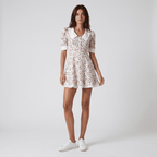 Floral A Line Cocktail Mini Dress - Sorina