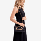 Gold Metal Buckle Box Clutch Fashion Women'S Evening Bag Party Banquet Chain Crossbody Bag Luxury Designer Shoulder Bag Wallet - Sorina