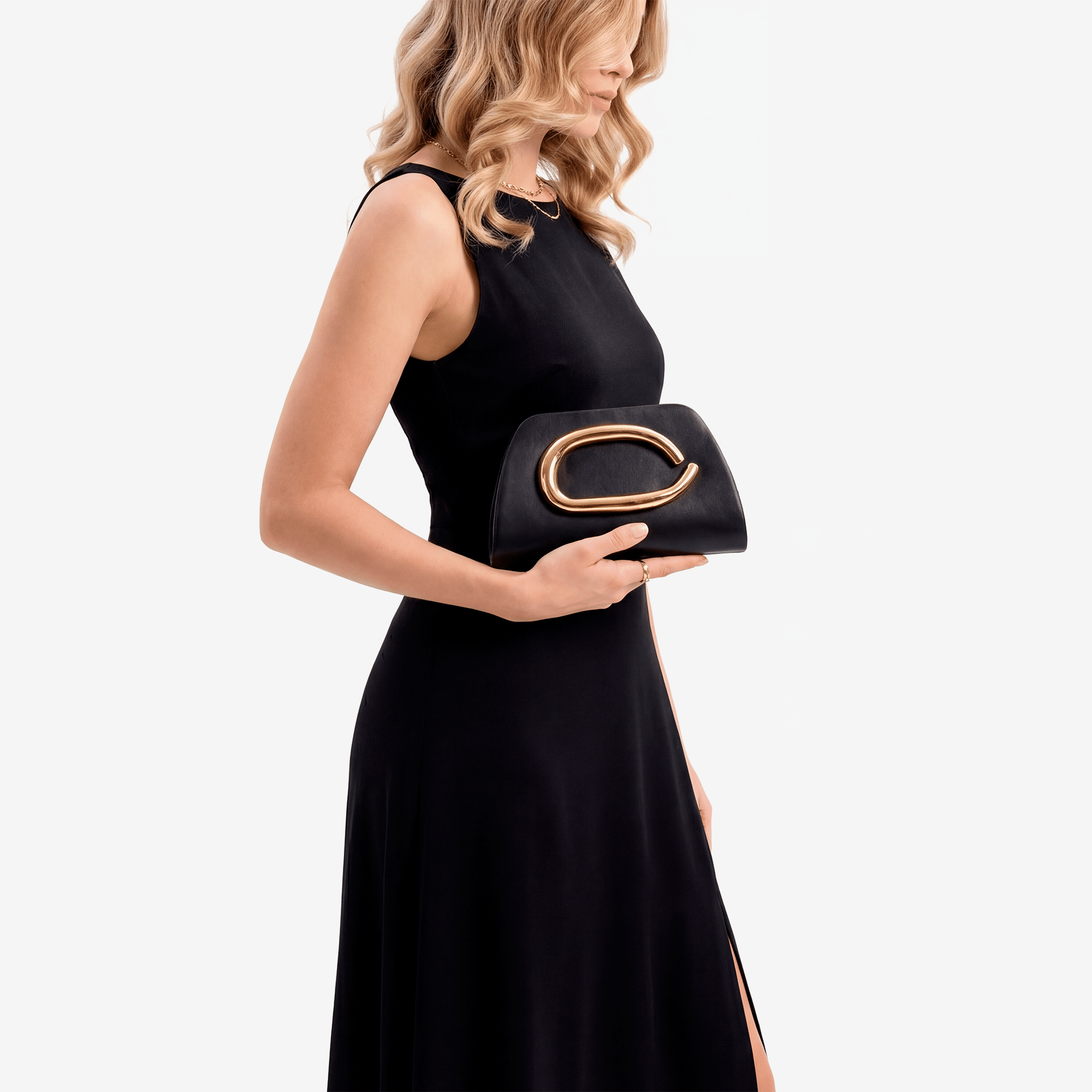 Gold Metal Buckle Box Clutch Fashion Women'S Evening Bag Party Banquet Chain Crossbody Bag Luxury Designer Shoulder Bag Wallet - Sorina