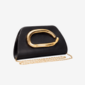 Gold Metal Buckle Box Clutch Fashion Women'S Evening Bag Party Banquet Chain Crossbody Bag Luxury Designer Shoulder Bag Wallet - Sorina