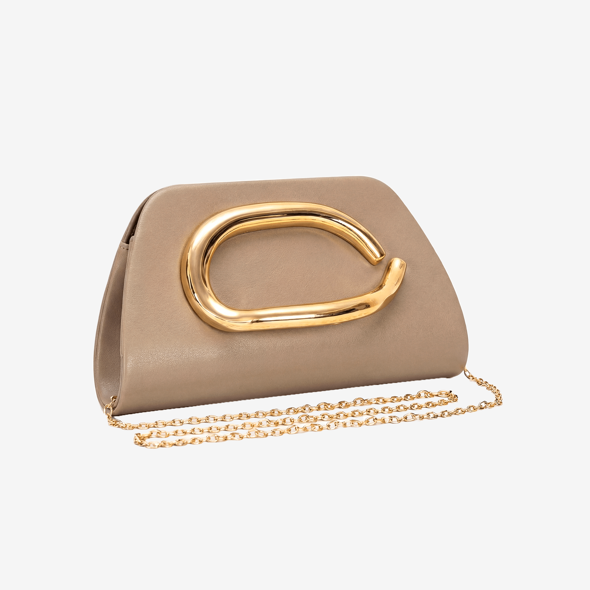 Gold Metal Buckle Box Clutch Fashion Women'S Evening Bag Party Banquet Chain Crossbody Bag Luxury Designer Shoulder Bag Wallet - Sorina