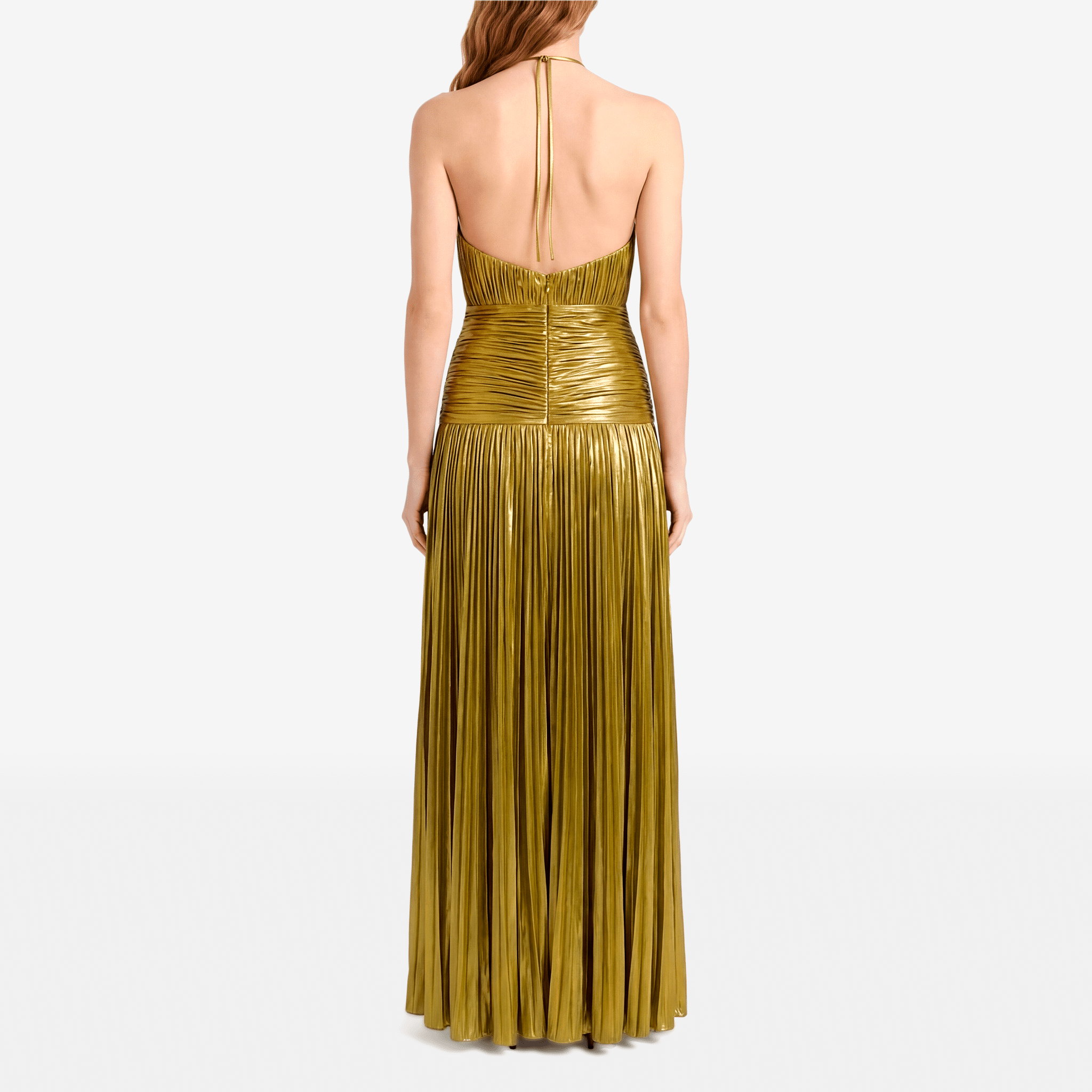 Luxurious Women Corset Party Cocktail Dress Sexy off Shoulder Halter Folds Slit Guest Celebrity Long Dress Celebrity Prom Gown - Sorina