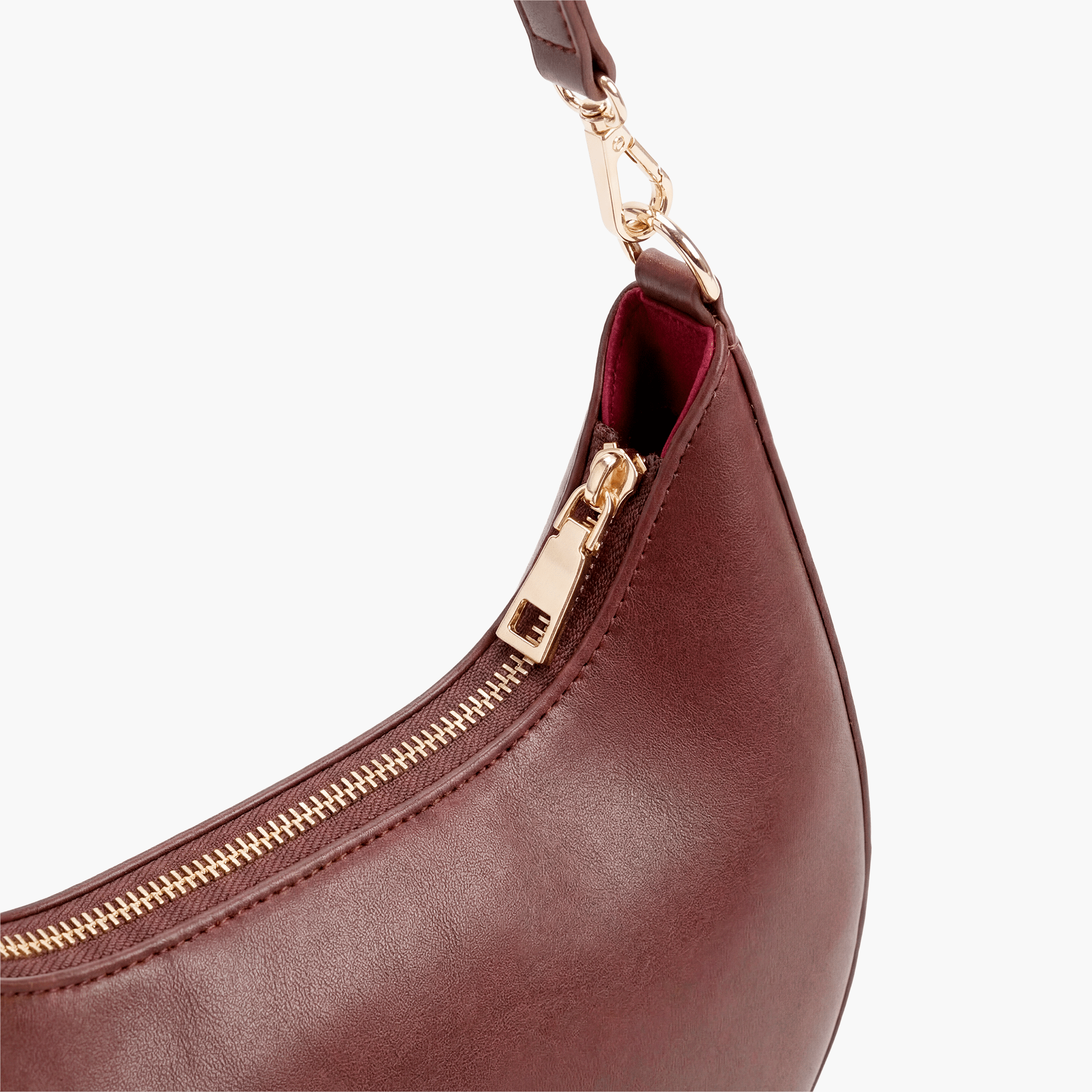 New Fashionable High - End Moon - Shaped Baseball Bag Showing Luxury Women'S Single Shoulder Bag Elegant Lady Handbags Bolso Mujer - Sorina