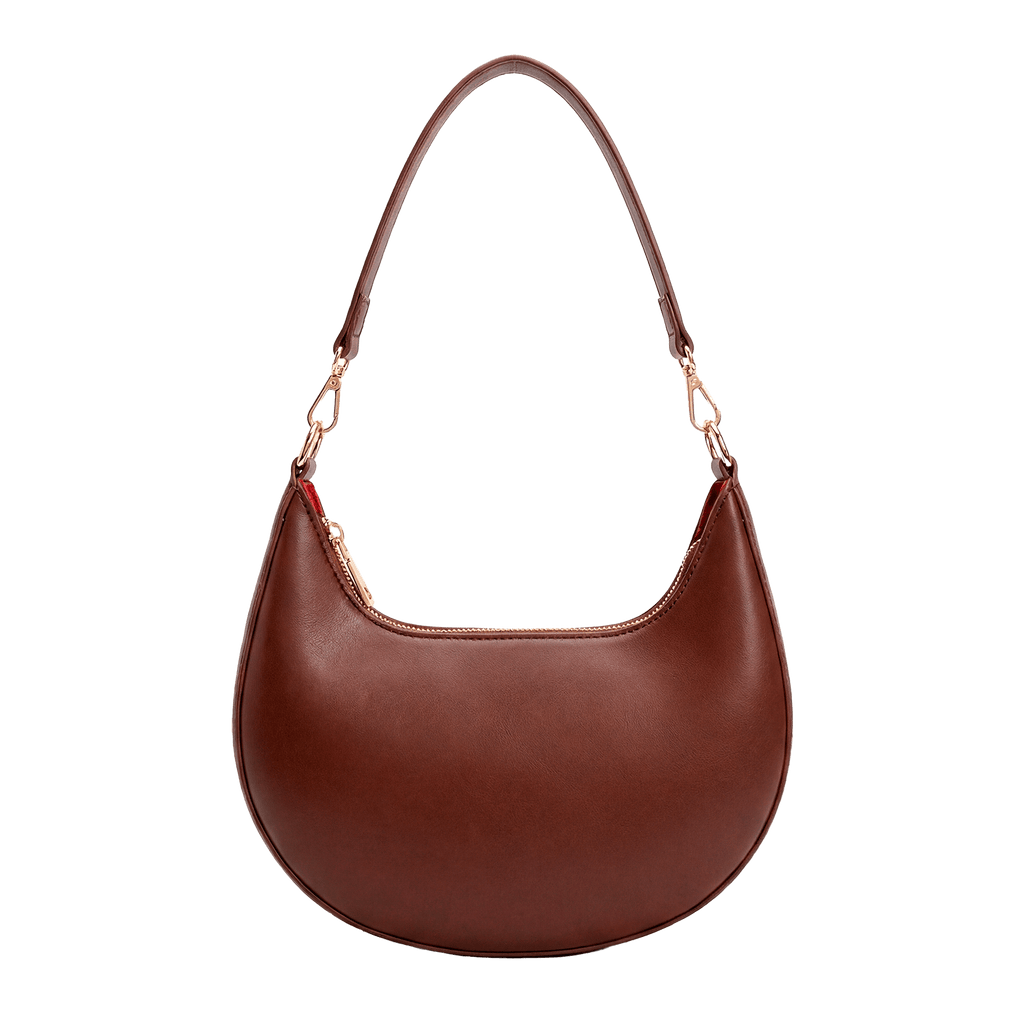 New Fashionable High - End Moon - Shaped Baseball Bag Showing Luxury Women'S Single Shoulder Bag Elegant Lady Handbags Bolso Mujer - Sorina