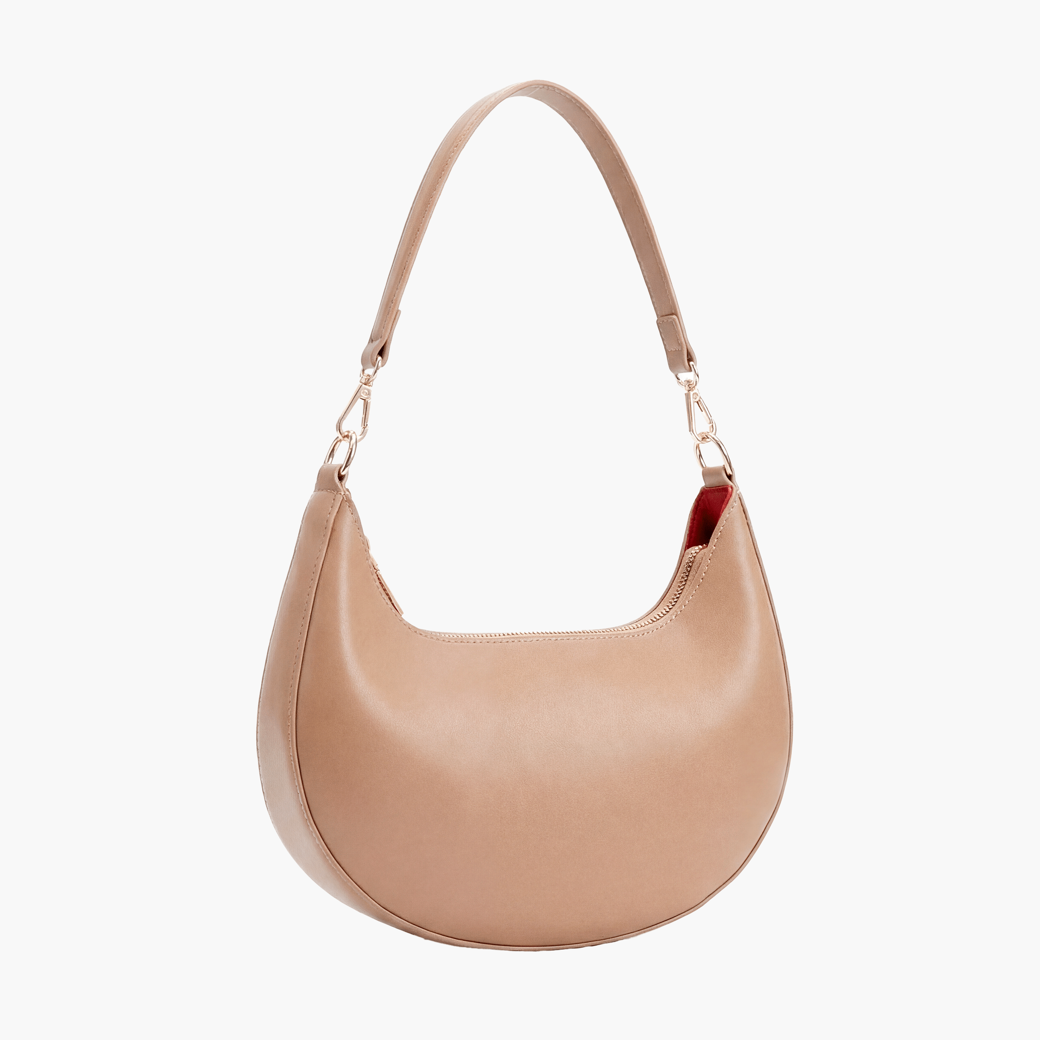 New Fashionable High - End Moon - Shaped Baseball Bag Showing Luxury Women'S Single Shoulder Bag Elegant Lady Handbags Bolso Mujer - Sorina
