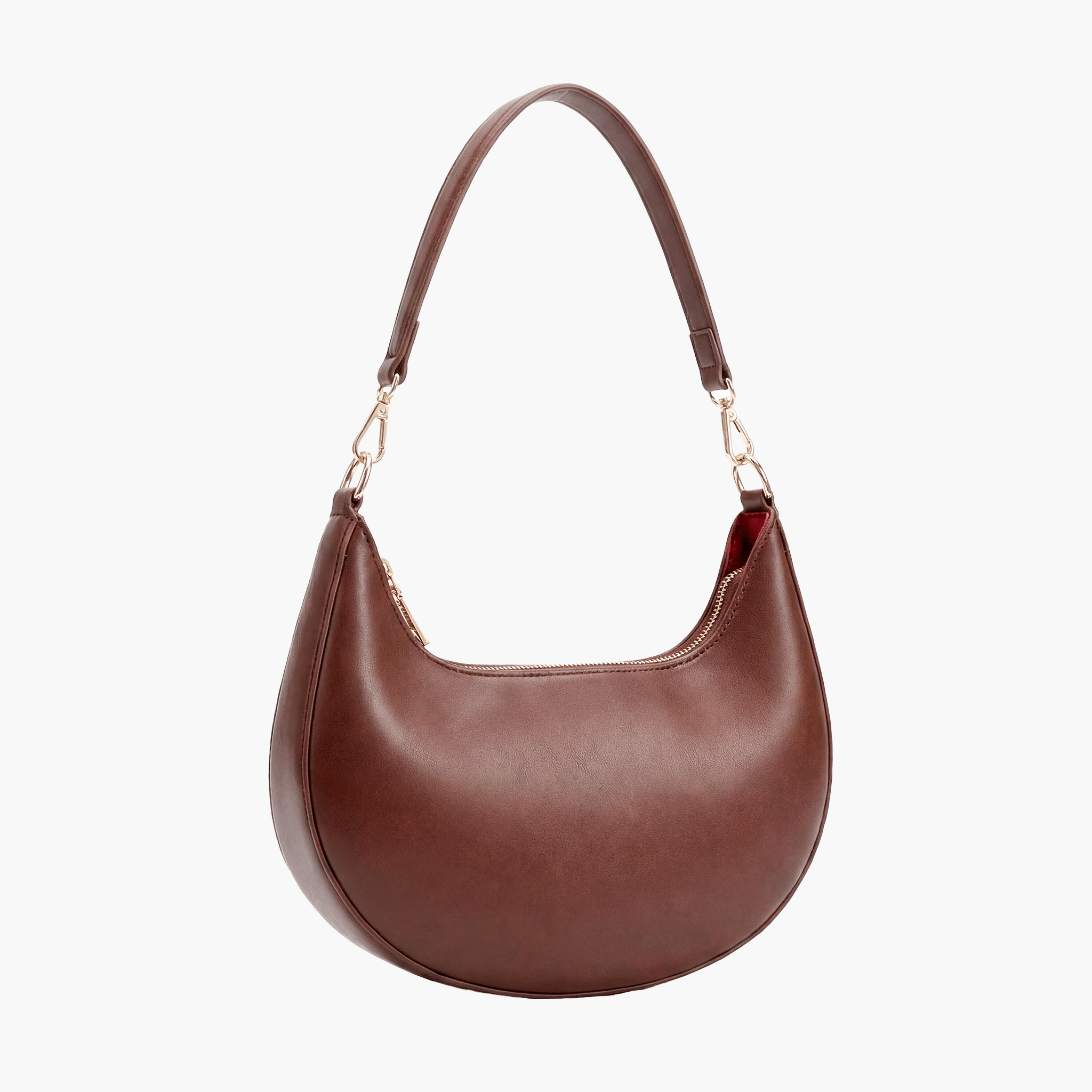 New Fashionable High - End Moon - Shaped Baseball Bag Showing Luxury Women'S Single Shoulder Bag Elegant Lady Handbags Bolso Mujer - Sorina