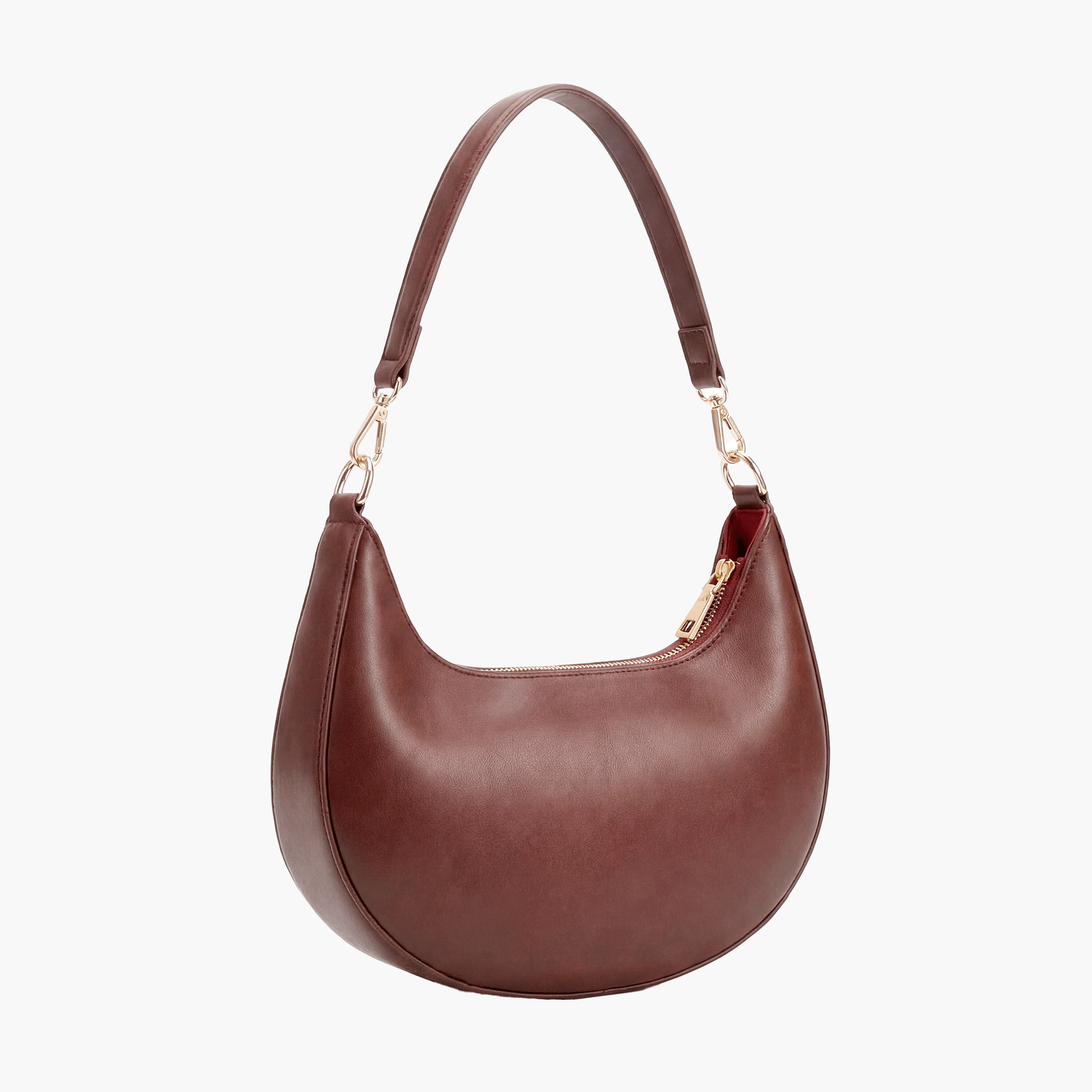 New Fashionable High - End Moon - Shaped Baseball Bag Showing Luxury Women'S Single Shoulder Bag Elegant Lady Handbags Bolso Mujer - Sorina