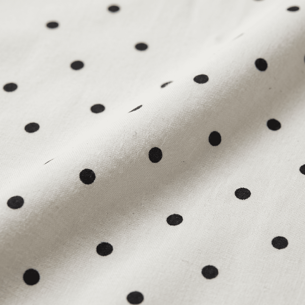 Polka Dot Lace Trim Cocktail Maxi Dress - Sorina