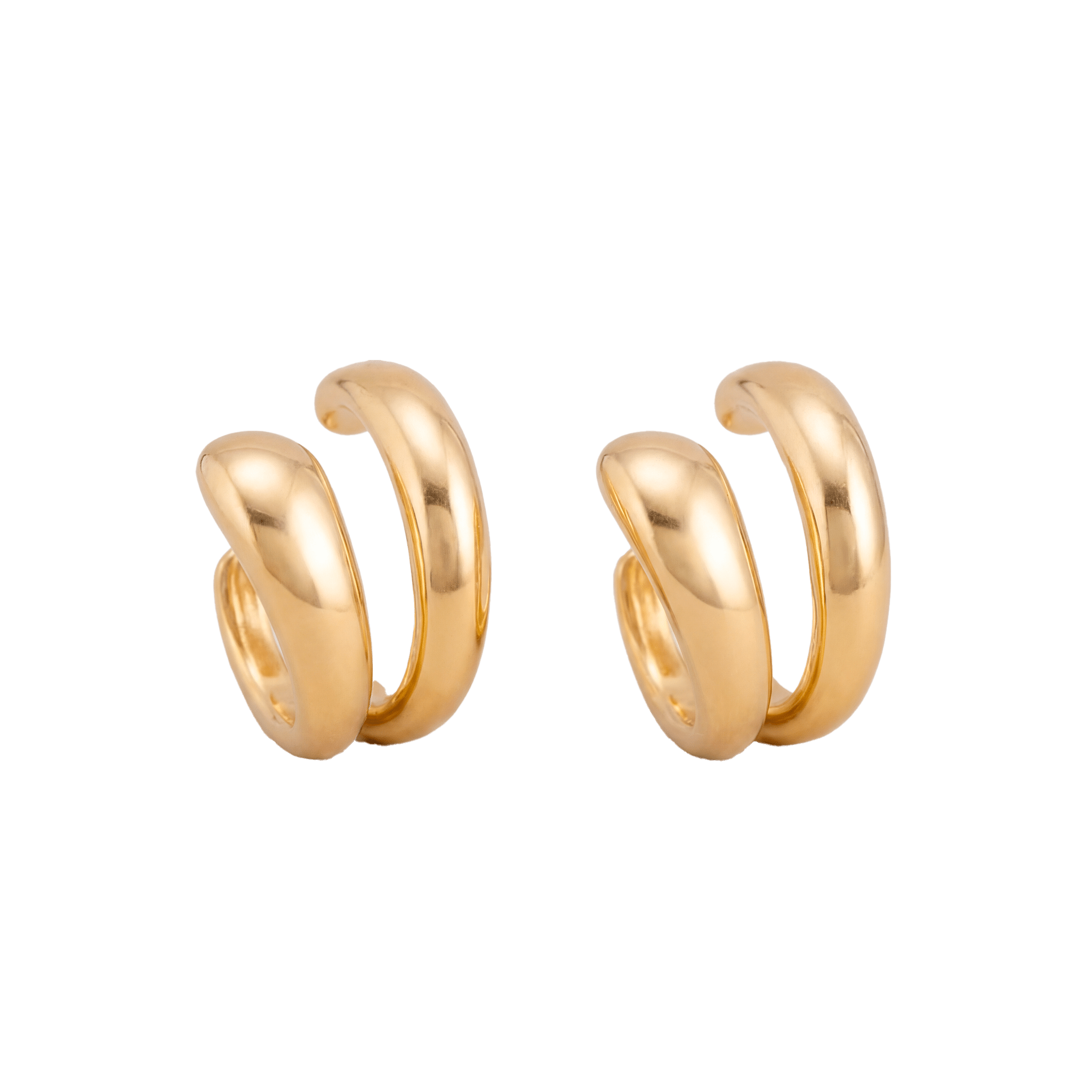 Punk Piercless Ear Clip Earring for Women Classic Gold Color Trendy Earcuff Earrings Girl Y2K Gift Simple Daily Wear Jewelry - Sorina