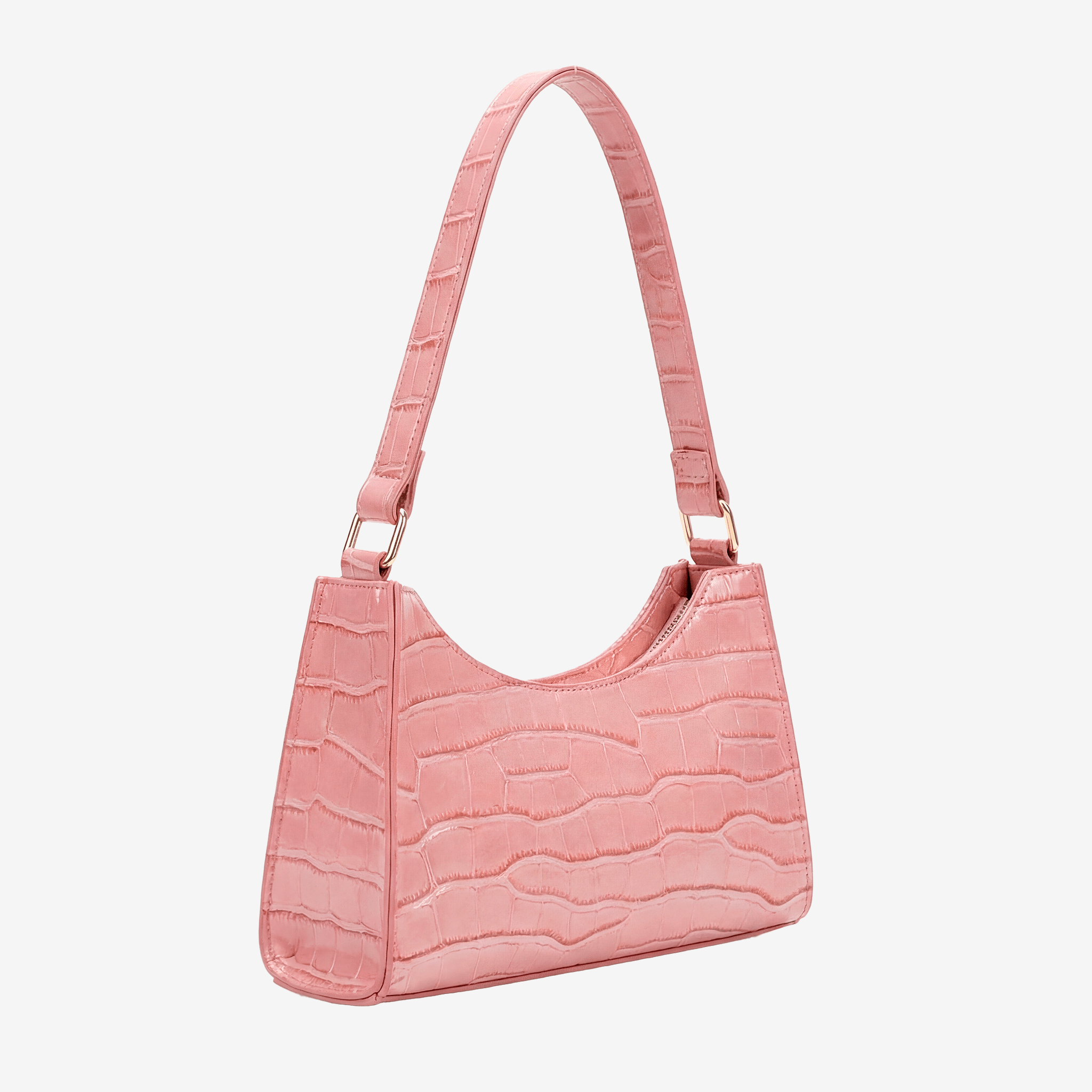 Retro Alligator Pattern Female Small Handbags and Purse Armpit Shoulder Bags High Quality PU Leather Ladies Clutch Totes Bag - Sorina