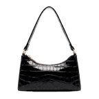 Retro Alligator Pattern Female Small Handbags and Purse Armpit Shoulder Bags High Quality PU Leather Ladies Clutch Totes Bag - Sorina