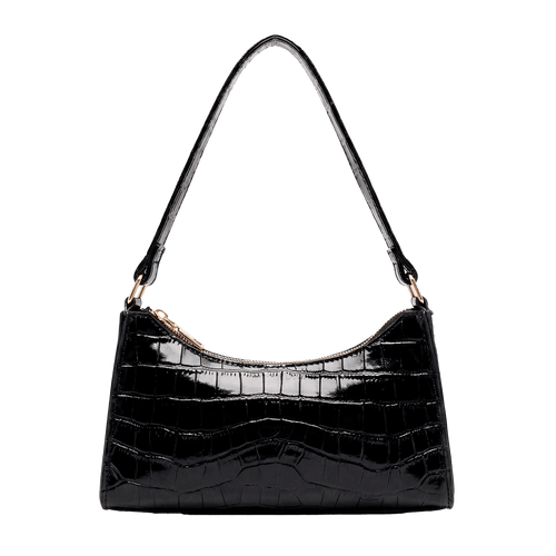 Retro Alligator Pattern Female Small Handbags and Purse Armpit Shoulder Bags High Quality PU Leather Ladies Clutch Totes Bag - Sorina