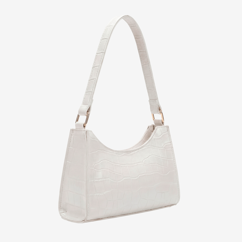 Retro Alligator Pattern Female Small Handbags and Purse Armpit Shoulder Bags High Quality PU Leather Ladies Clutch Totes Bag - Sorina