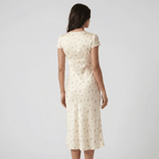 Romantic A Line Floral Cocktail Maxi Dress - Sorina