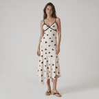 Romantic Lace Trim Cocktail Maxi Dress - Sorina