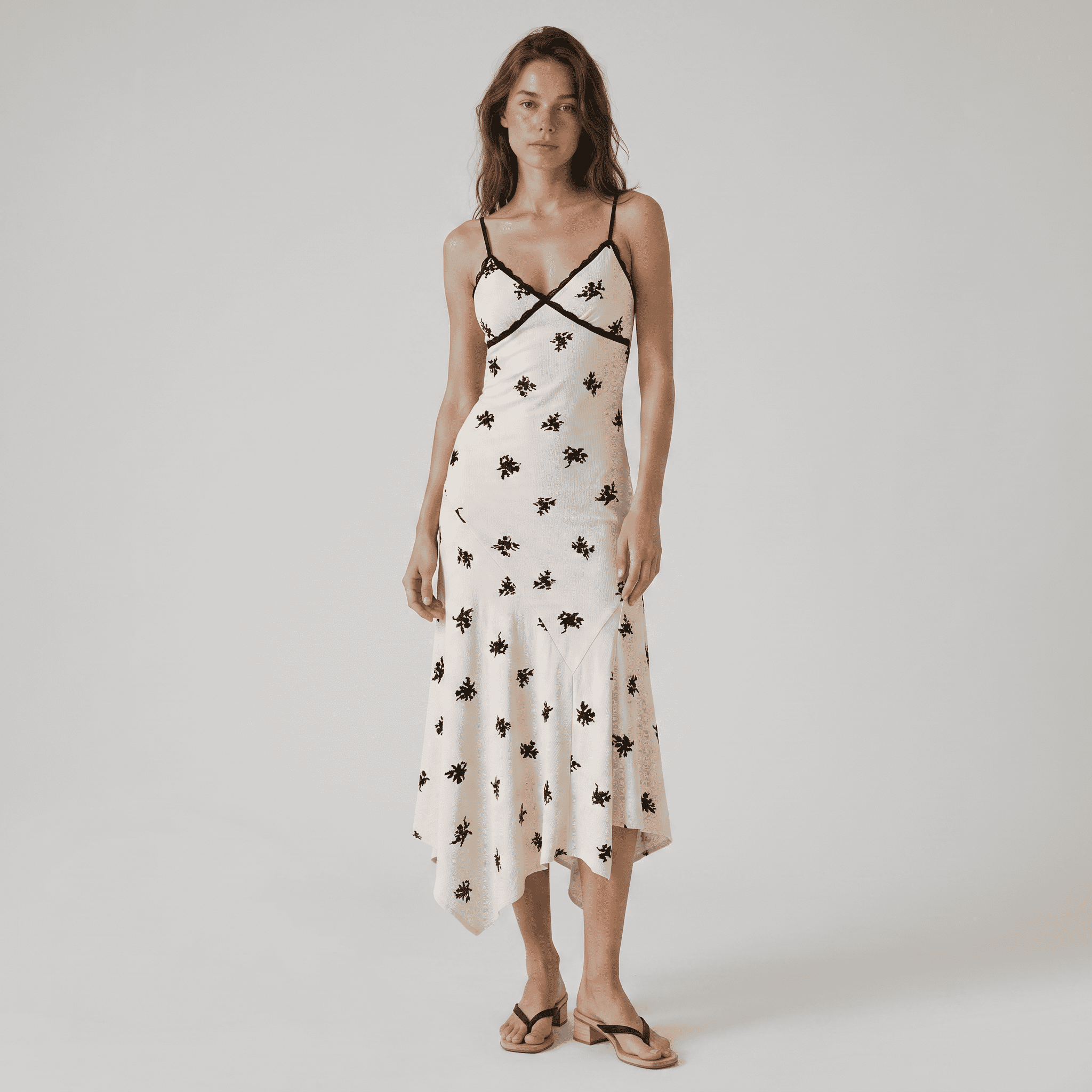 Romantic Lace Trim Cocktail Maxi Dress - Sorina