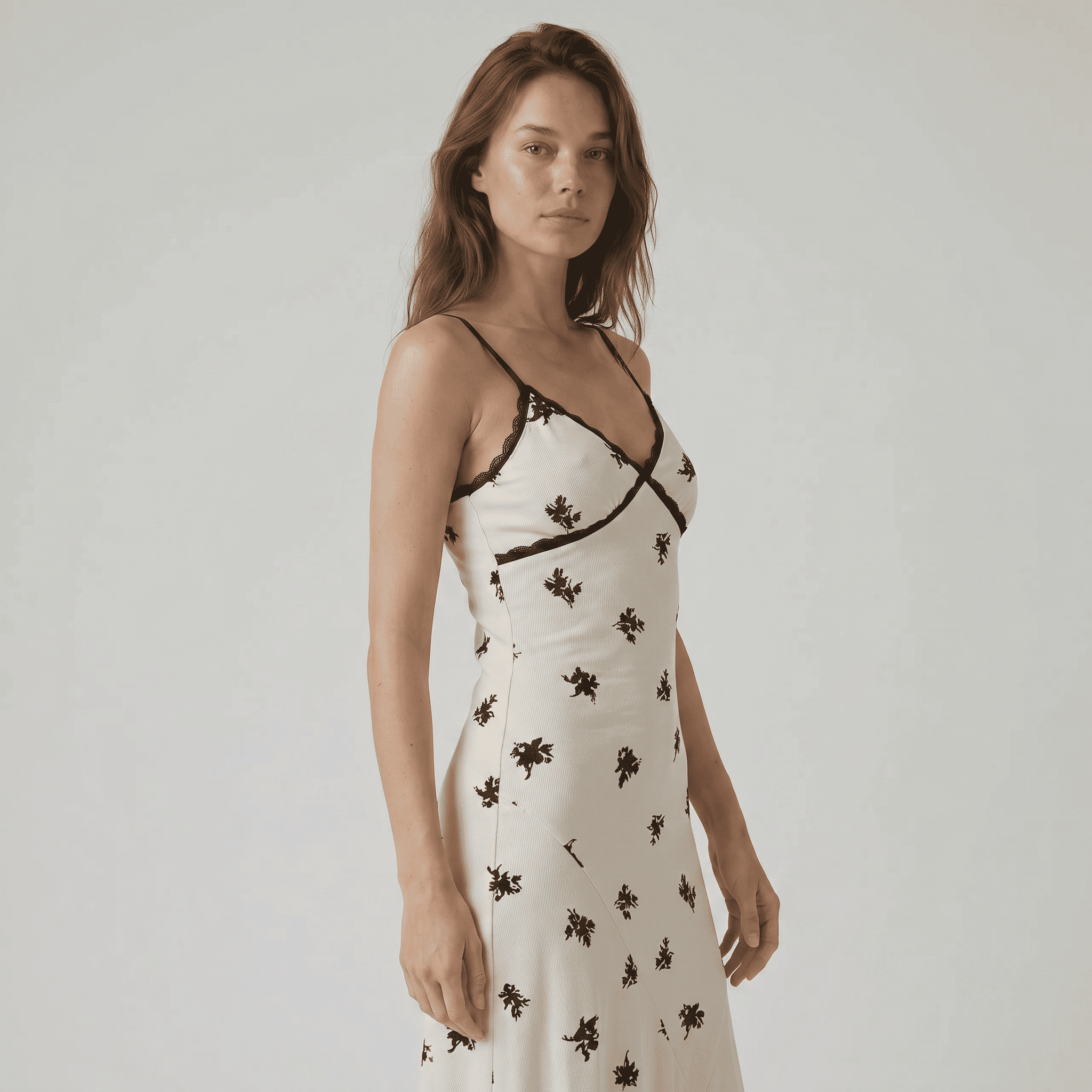 Romantic Lace Trim Cocktail Maxi Dress - Sorina