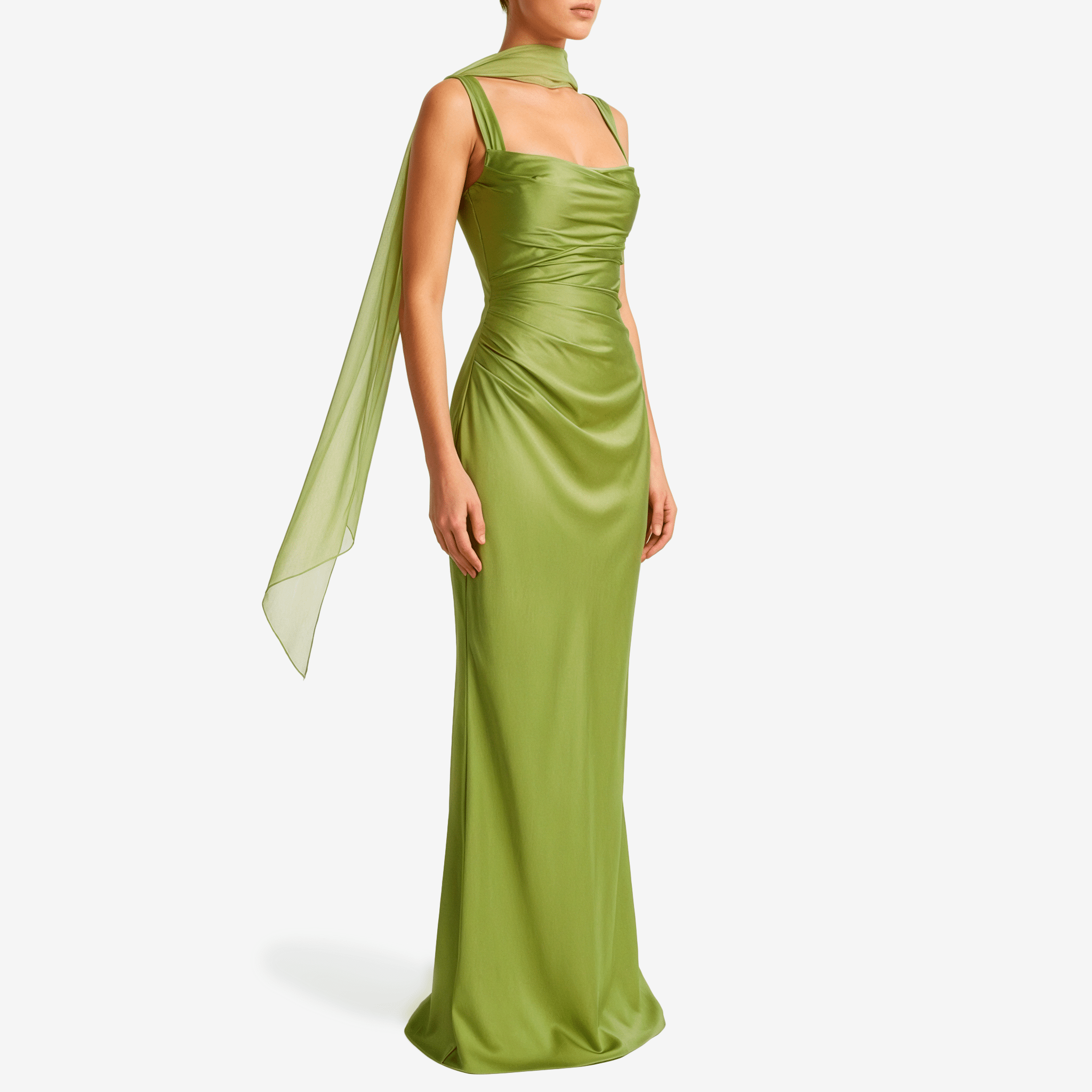 Satin Backless Sexy Maxi Dress Women Elegant Halter Off - Shoulder Sleeveless Lace - Up Bodycon Club Party Long Dresses - Sorina