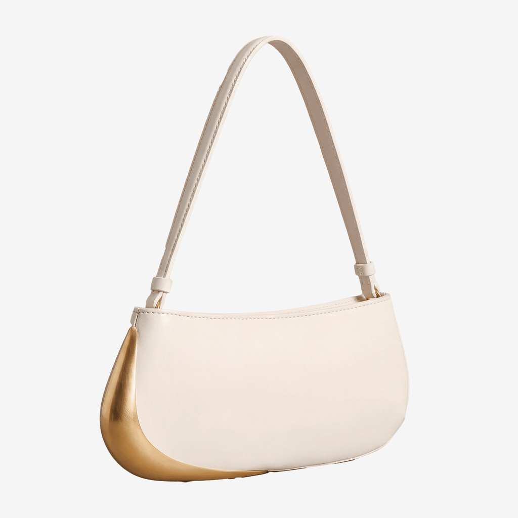 Structured Baguette Shoulder Bag - Sorina