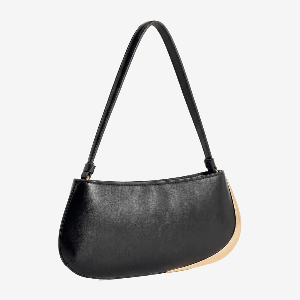 Structured Baguette Shoulder Bag - Sorina