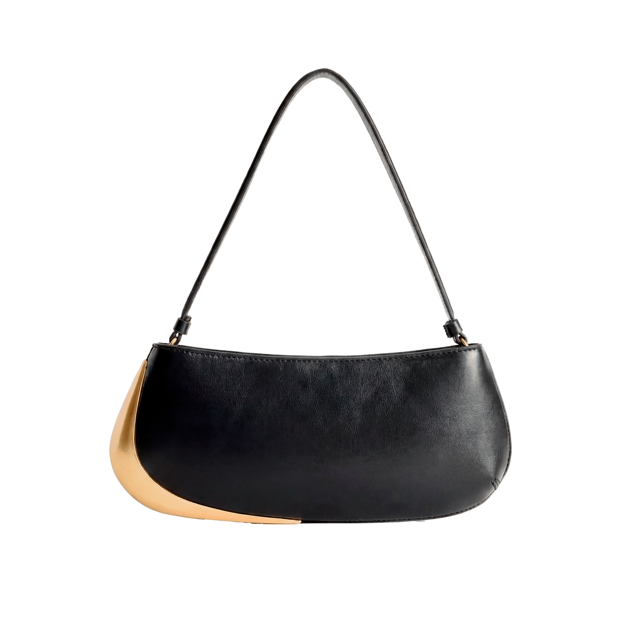 Structured Baguette Shoulder Bag - Sorina