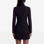Structured Cutout Long Sleeve Mini Dress - Sorina